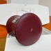Wine Red Box Leather Grain Texture - Replica Hermes Medor Bag