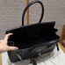 Hermes Shoulder Replica Handbag Store 29 in Black Evercolor Leather Hermes Shoulder Replica Handbag Store 29 in Black Evercolor Leather