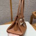 Hermes Shoulder Replica Handbag Store 29 in Gold Evercolor Leather