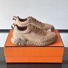 Hermes Camel Bouncing Sneaker