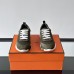 Replica Hermes Bouncing Sneaker side view, Green leather with signature H detail