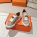 Heel counter and pull tab on Replica Hermes Bouncing Sneaker