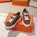 Heel counter and pull tab on Replica Hermes Bouncing Sneaker