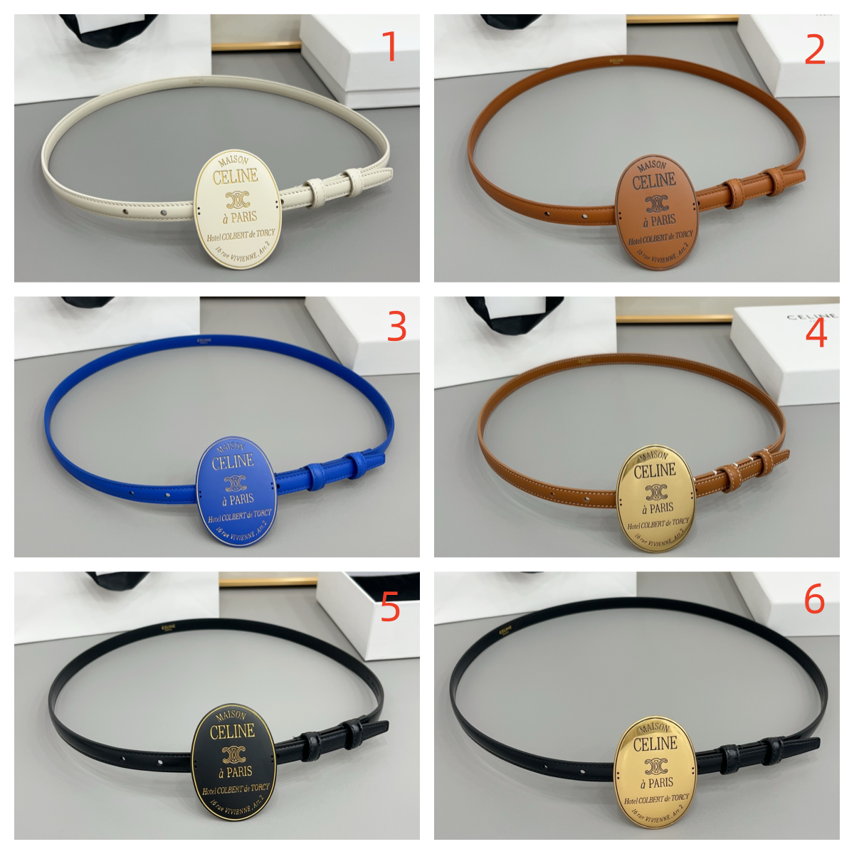 MAISON CELINE BELT 13MM IN