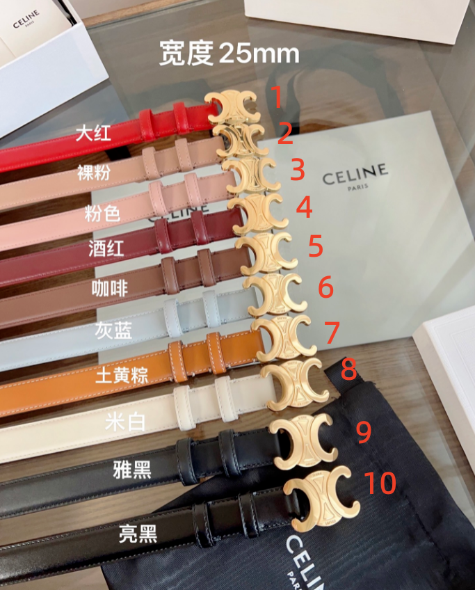 celine replica Triomphe belt
