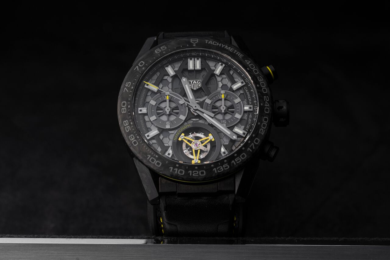 TAG Heuer Carrera Calibre Heuer 02T Tourbillon Nanograph: With The Precision Of Carbon